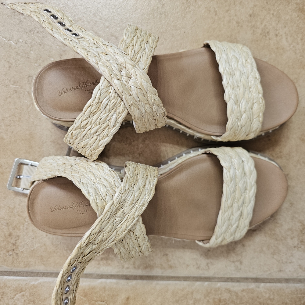 Natural Woven Sandals